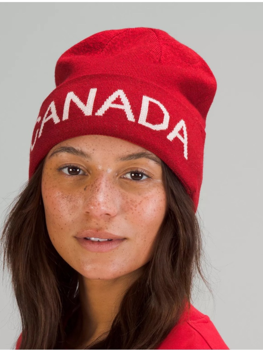 lululemon Team Canada Red Wool-Blend Reversible Beanie